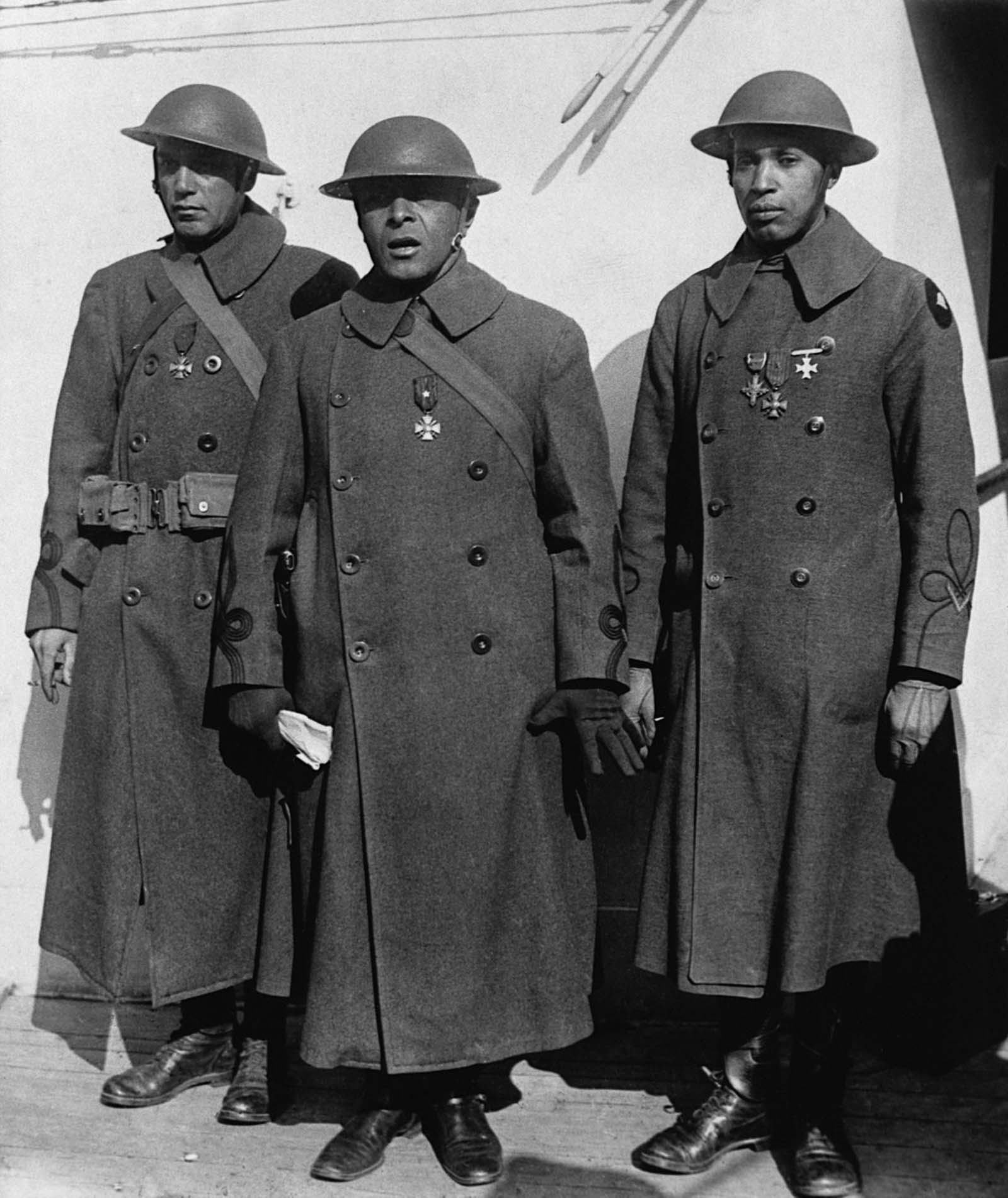 Harlem Hellfighters: Rare photographs of the African American regiment renowned for courage despite prejudice, 1917-1918