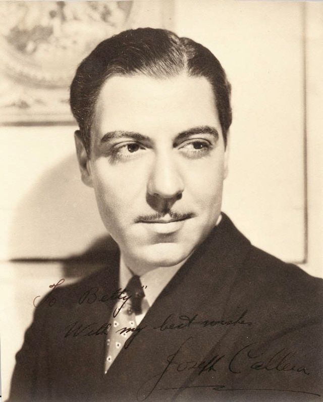 Portrait Photos of Joseph Calleia in the 1930s and 1940s