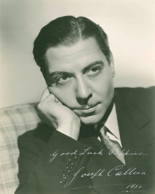 Portrait Photos of Joseph Calleia in the 1930s and 1940s