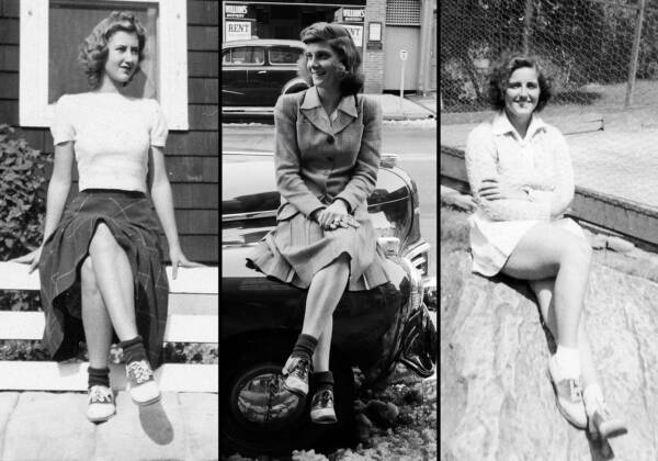 What 1940s Teenage Girls Wore: Skirts, Saddle Shoes, and Schoolyard Chic