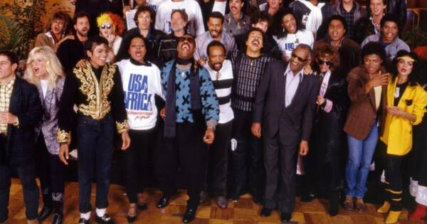 Candid Photographs of More Than 40 Artists During “We Are the World” Recording Session in 1985