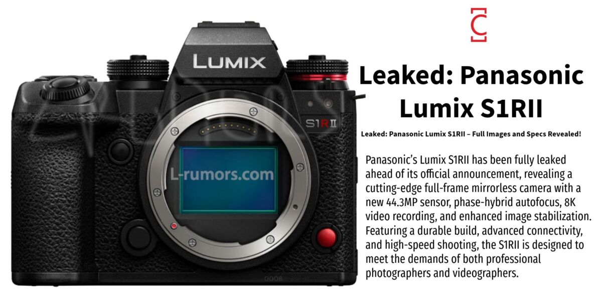 Leaked: Panasonic Lumix S1RII – Full Images and Specs Revealed!