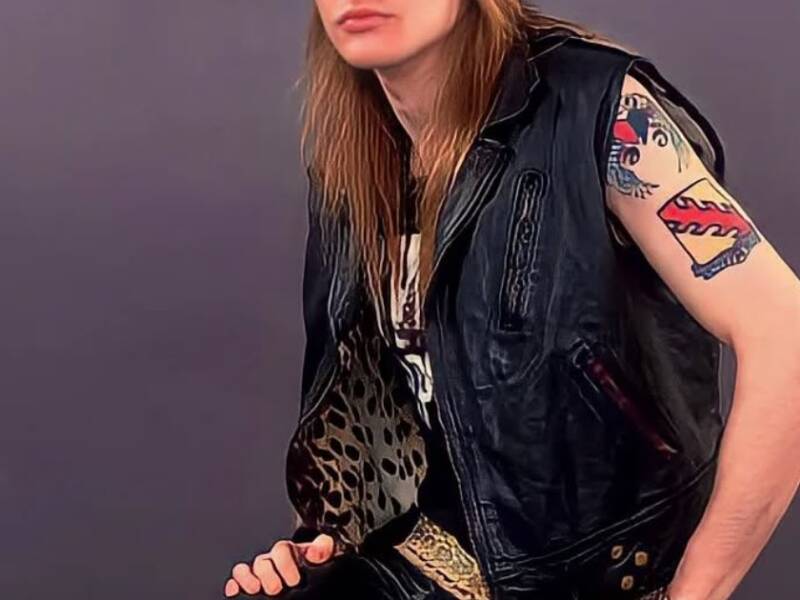 Axl Rose of Guns N’ Roses Photographed by Paul Natkin in 1987