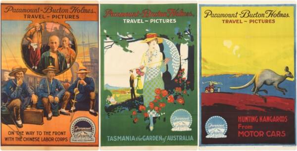 Amazing Travel Film Posters by Burton Holmes From the Early 20th Century