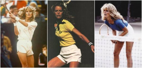 26 Amazing Photos of Farrah Fawcett Enjoyed Playing Tennis