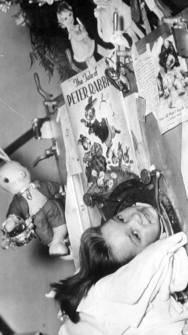 Children in an Iron Lung Before the Polio Vaccine
