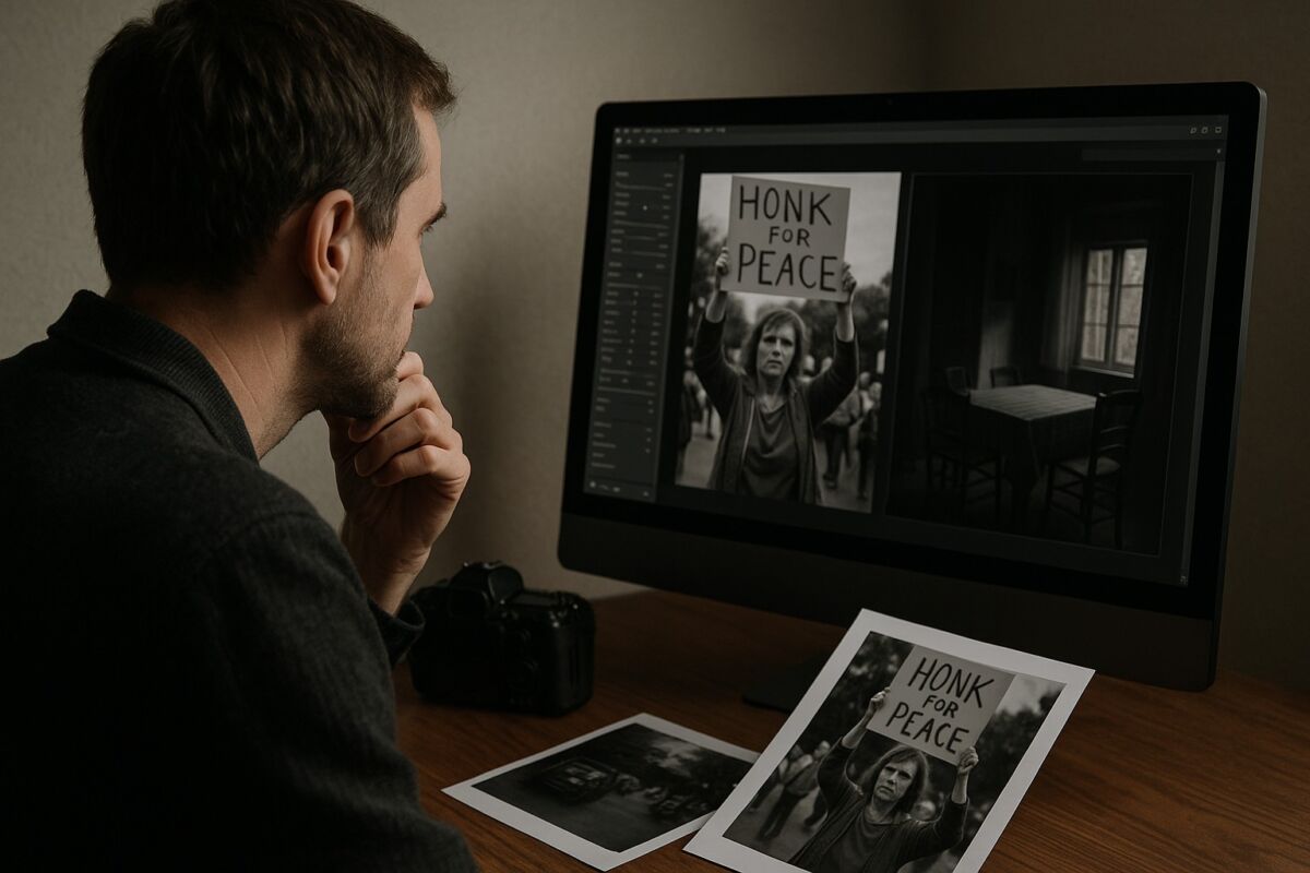 Where is the ethical line between retouching and manipulation in news images?