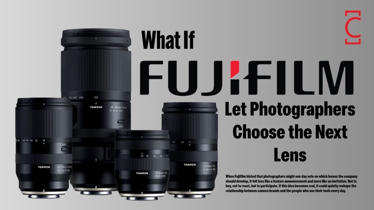 What If Fujifilm Let Photographers Choose the Next Lens