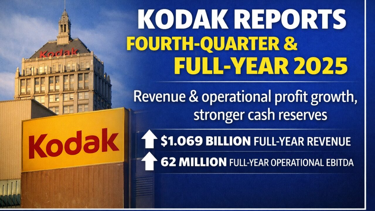 Kodak reports fourth quarter and full year 2025 financial results