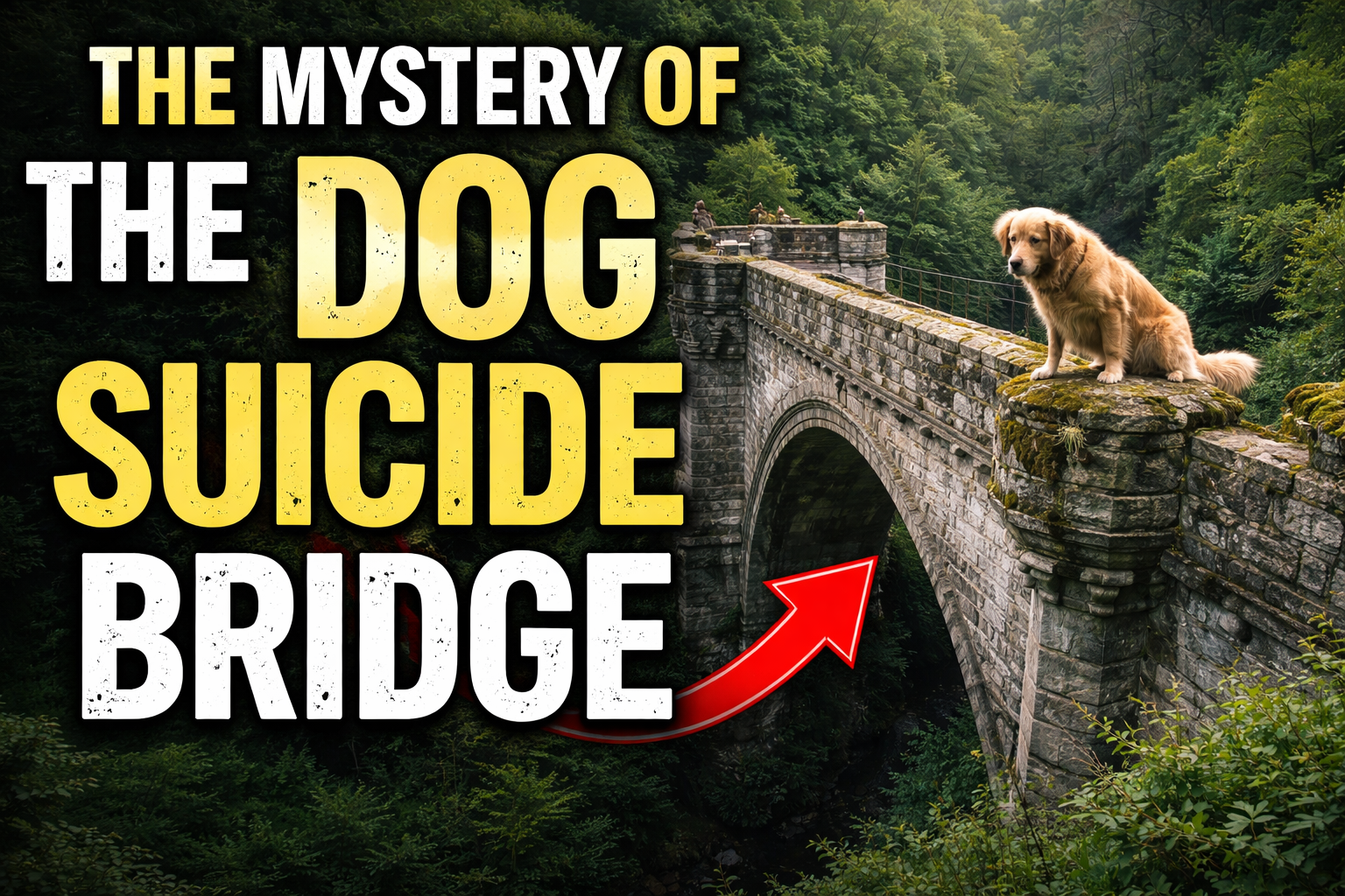 The bridge where dogs keep jumping