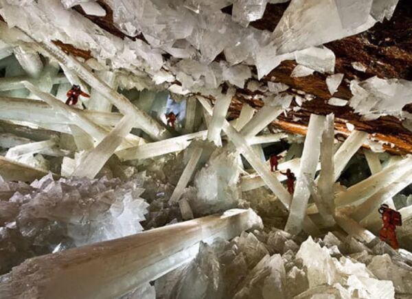 The Cave Filled With Giant Crystals