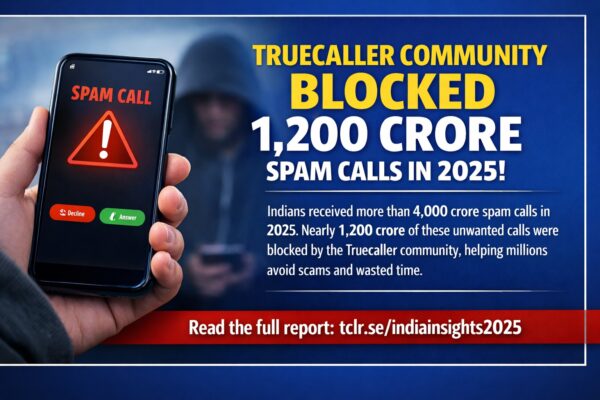 The Truecaller Community Blocked Nearly 1,200 Crore Unwanted Calls in 2025