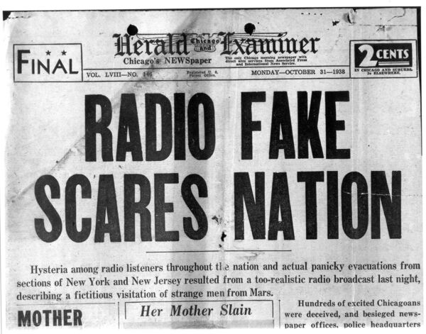The Radio Broadcast That Caused Public Panic