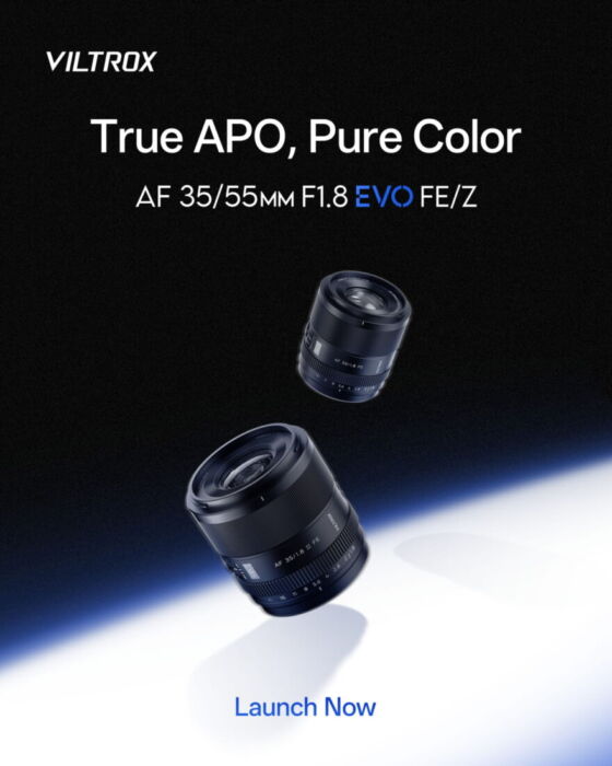 Viltrox Launches AF 35mm & 55mm F1.8 EVO Lenses for Sony FE and Nikon Z at NAB Show 2026