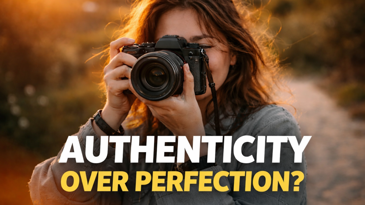 Authenticity over perfection becomes the defining visual trend of