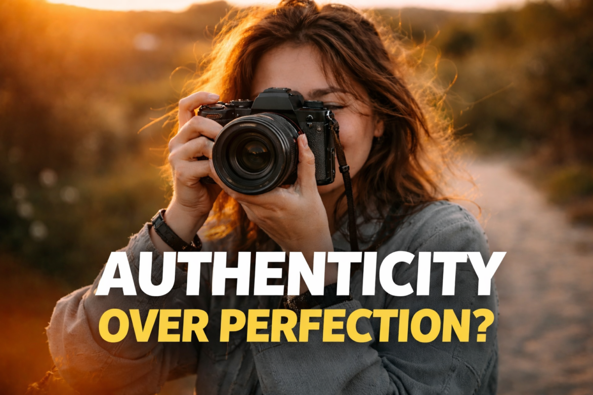 Authenticity over perfection becomes the defining visual trend of