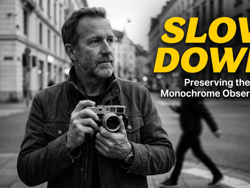 Preserving the art of slow observation in a high speed digital era