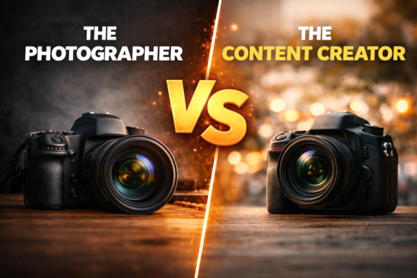 The Photographer vs The Content Creator