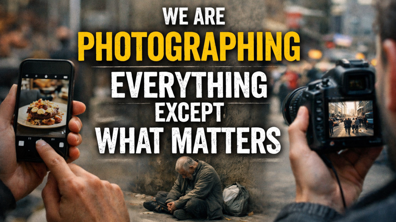 We are photographing everything except what matters