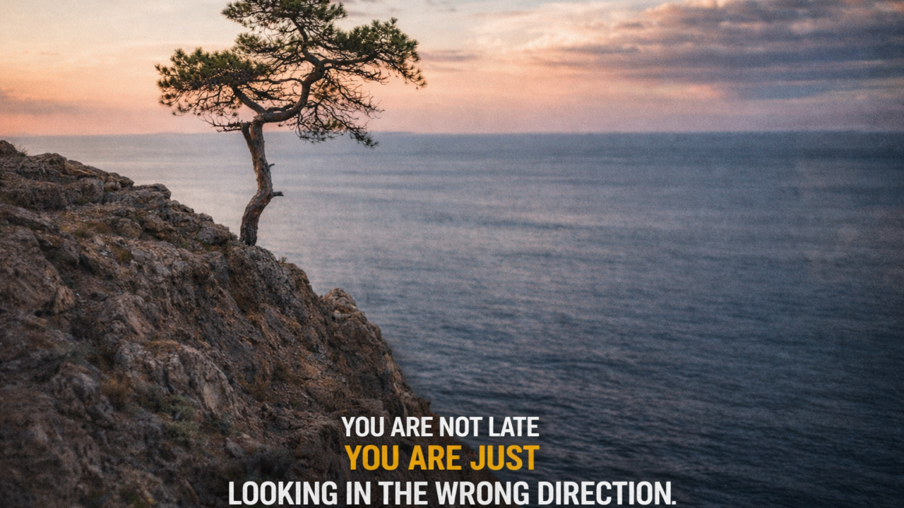 You Are Not Late You Are Just Looking in the Wrong Direction