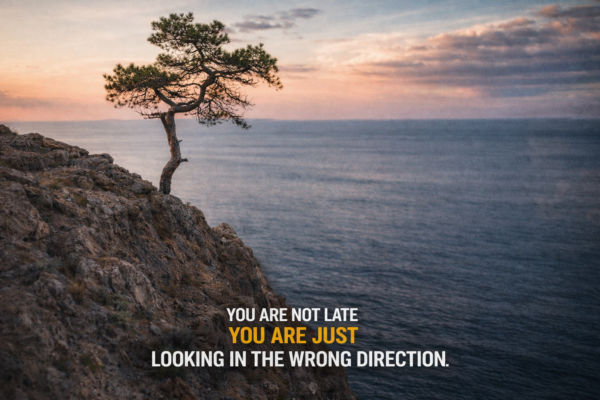 You Are Not Late You Are Just Looking in the Wrong Direction