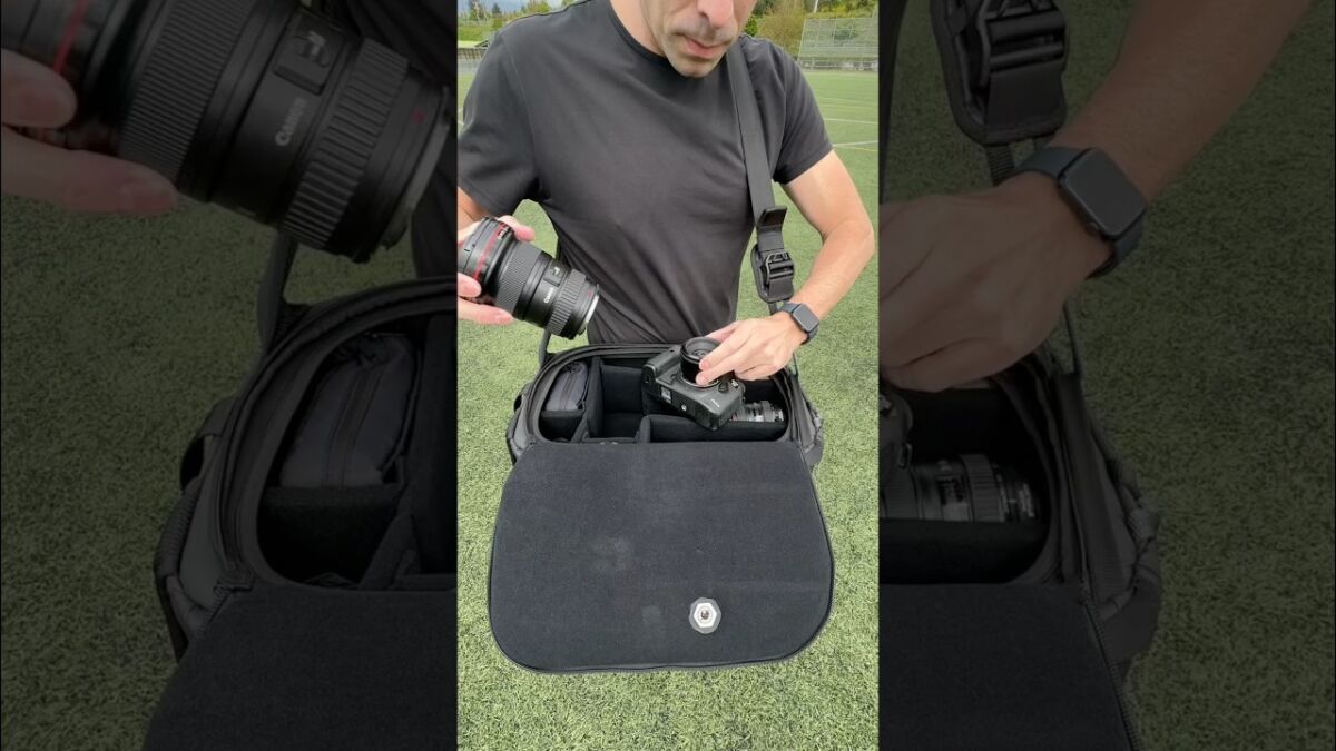 Instant Access Bag 🤯 #bestcamerabag #camera #bags #photographer #photography #cameragear #video