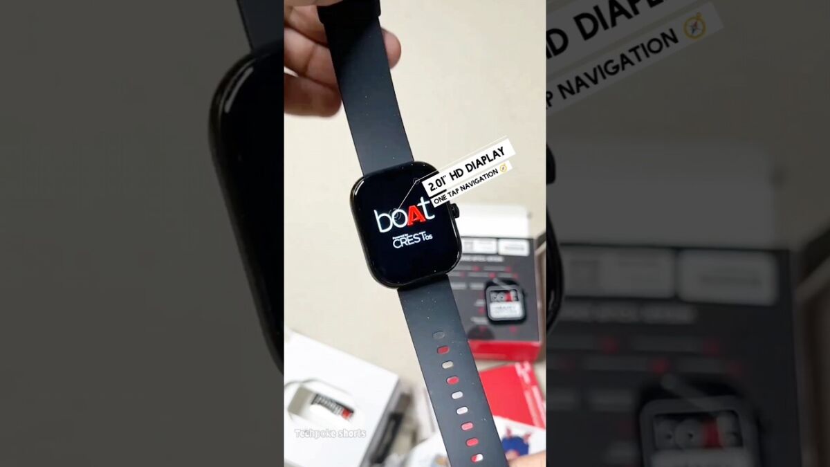 boAt Wave sigma 3 ⚡ new launch | navigation watch | big display #boat #newlaunch #techpokeshorts