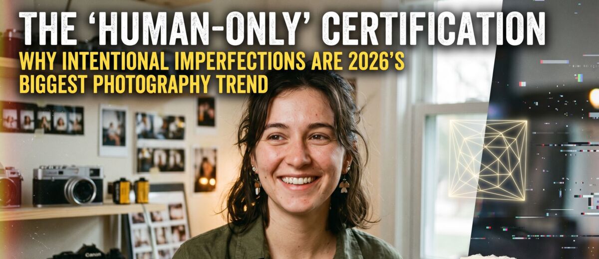 The 'Human Only' Certification Why Intentional Imperfections are 2026's Biggest Photography Trend