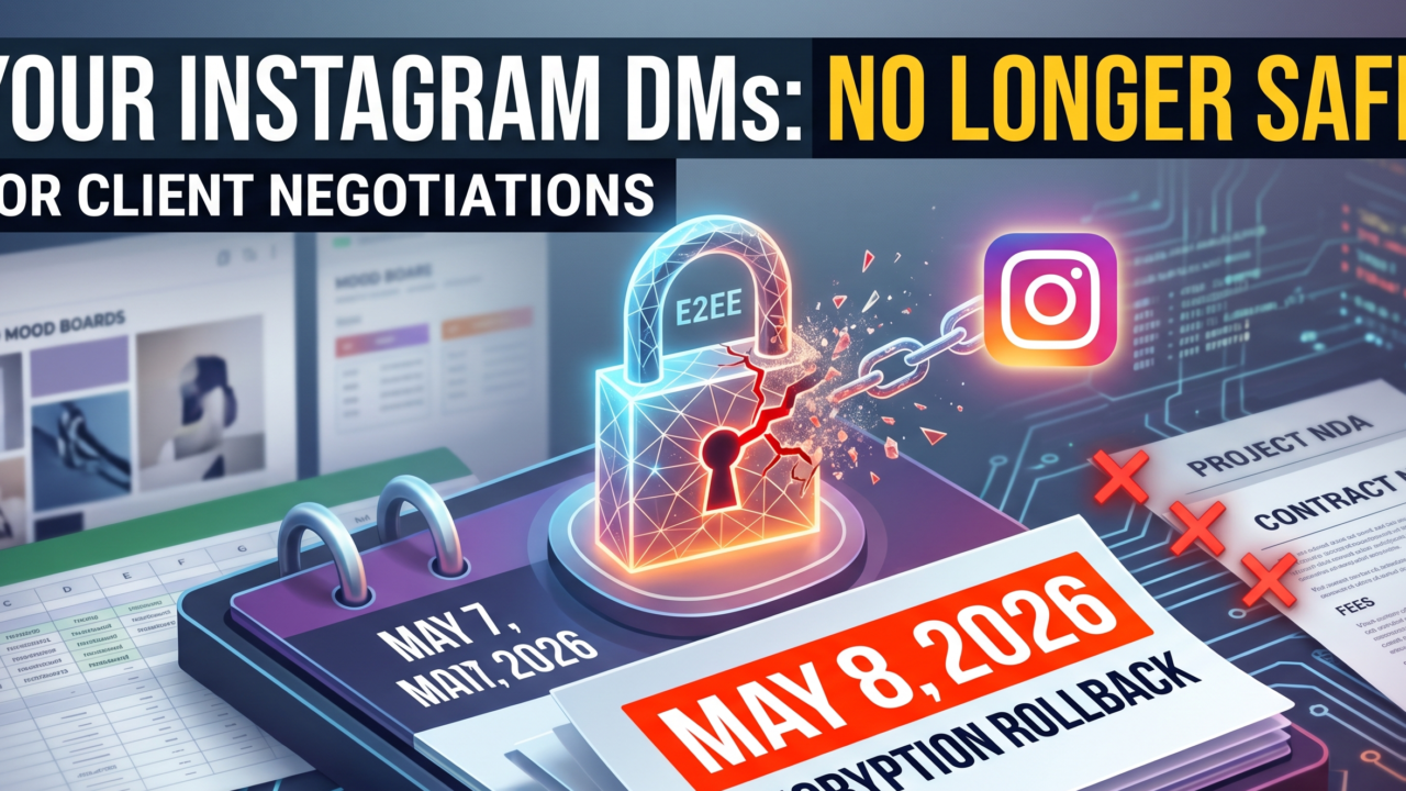 Why your instagram dms are no longer safe for client negotiations